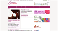 Desktop Screenshot of mch.aarogya.com