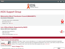 Tablet Screenshot of aidssupport.aarogya.com